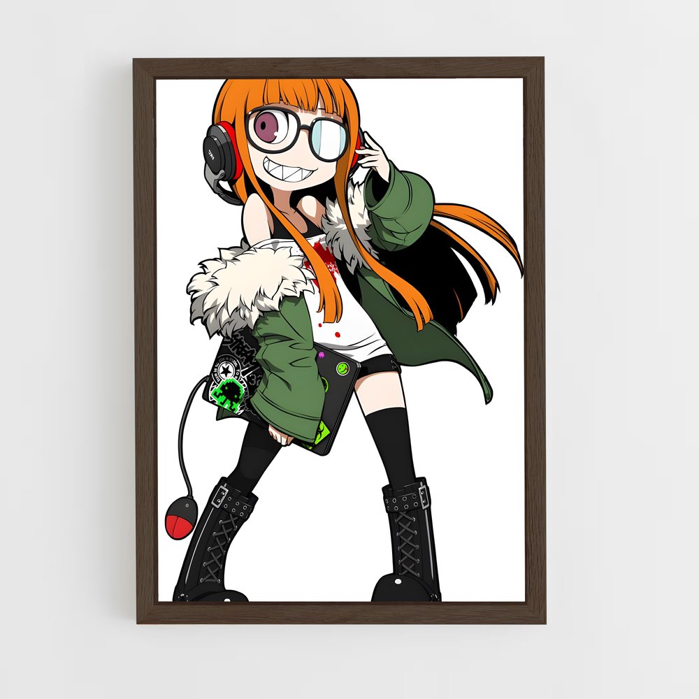 Poster Mélodie Féline – affiche Persona 5 (vue 5)